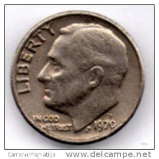 STATI UNITI 1 DIME 1970 - 1946-...: Roosevelt