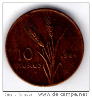 TURCHIA 10 KURUS 1964 - Turkey