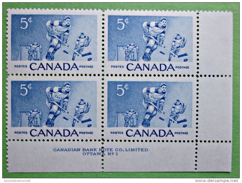 Briefmarken Kanada Canada 1956 Zusammendruck Mit Eckrand Sehr Selten. - Blocs-feuillets