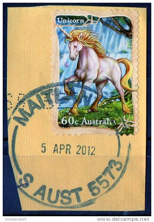 Australia 2011 Mythical Creatures 60c Unicorn Self-adhesive Used - MAITLAND S AUST 5573 - Oblitérés