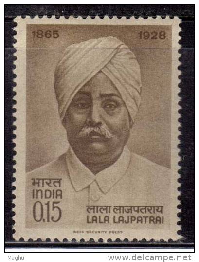 India MNH 1965, Lala Lajpat Rai, Freedom Fighter., - Unused Stamps