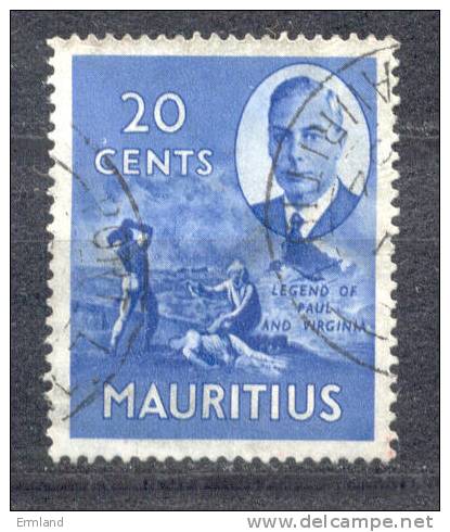 Mauritius 1950 - Michel Nr. 234 O - Mauricio (...-1967)