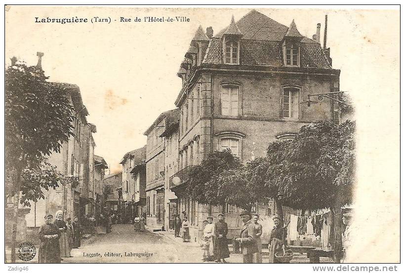 LABRUGUIERE - RUE DE L'HOTEL DE VILLE - Labruguière