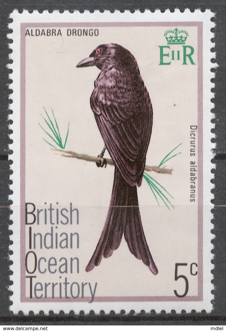 BIOT 1975 Mi# 63* BIRD - Territoire Britannique De L'Océan Indien