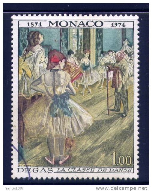 MONACO  N° 968 Oblitéré - La Classe De Danse Par Edgar Degas - Usados