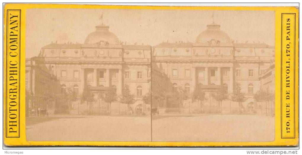 Photographic Company - Photo Stéréoscopique - PARIS - Palais De Justice - Stereoscopic