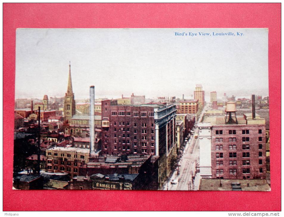 - Kentucky >  Louisville   Birds Eye View      Ca 1910- -  - - - - Ref 540 - Louisville