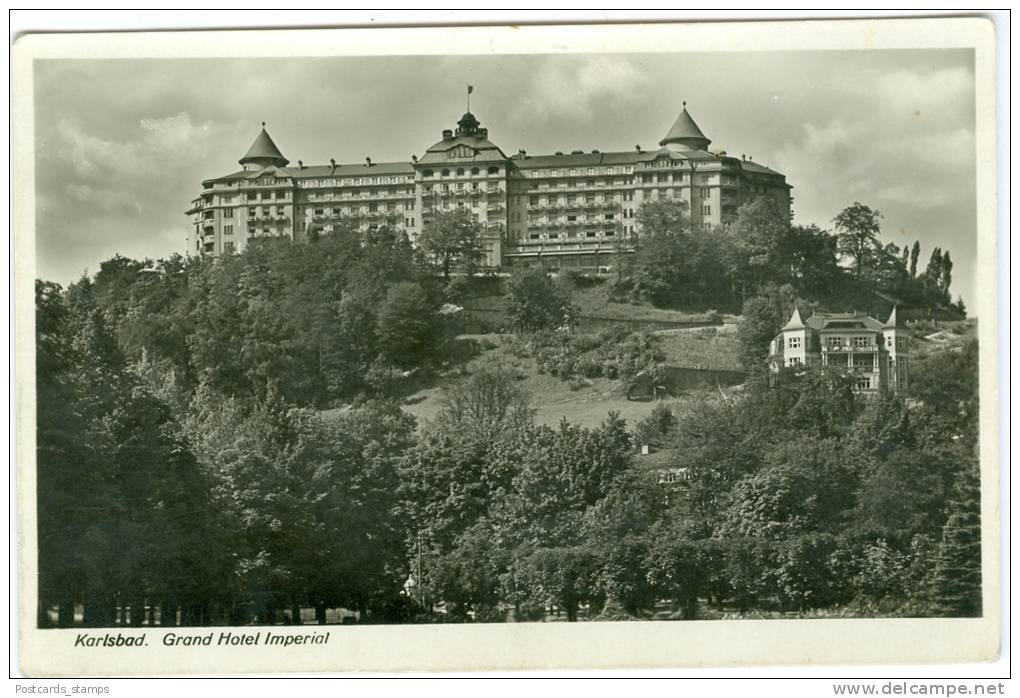 Karlsbad, Grand Hotel Imperial, Ca. 40er Jahre - Sudeten