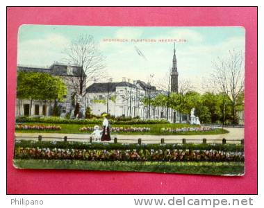 Netherlands > Groningen > Groningen- Plantsoen Heereplein 1912 Cancel   ----    ----   Ref 542 - Groningen