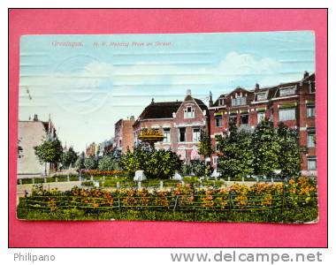 Netherlands > Groningen > Groningen-   H.W. Mesdag Plein En Straat 1913 Cancel   ----    ----   Ref 542 - Groningen