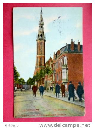 Netherlands > Groningen > Groningen-    St Jozefskerk 1910 Cancel   ----   Ref 542 - Groningen