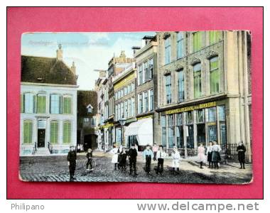 Netherlands > Groningen > Groningen-  Vischmarkt Met Koudegat 1912 Cancel  ----   Ref 542 - Groningen