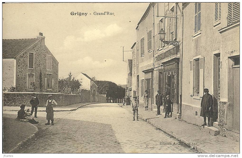 91 - GRIGNY - Grand'Rue - Petite Animation - Grigny