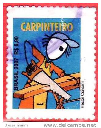 BRASILE - 2007 - USATO - CARPINTEIRO - SCAN... 0.90 - Used Stamps