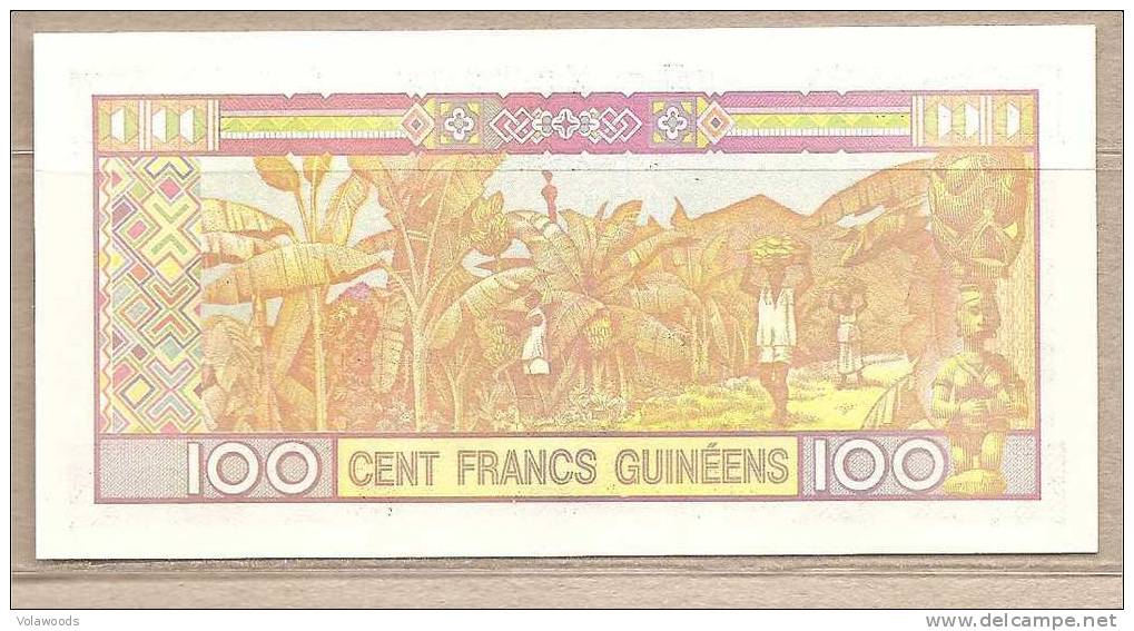 Guinea - Banconota Non Circolata Da 100 Franchi - 1998 - Guinea