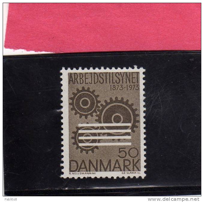 DANEMARK DANMARK DENMARK DANIMARCA 1973 JOB ORGANISATION MNH - Neufs