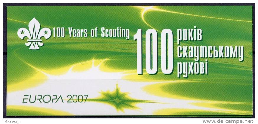 Europa - 2007 - Ukraine Carnet Booklet ** - 2007