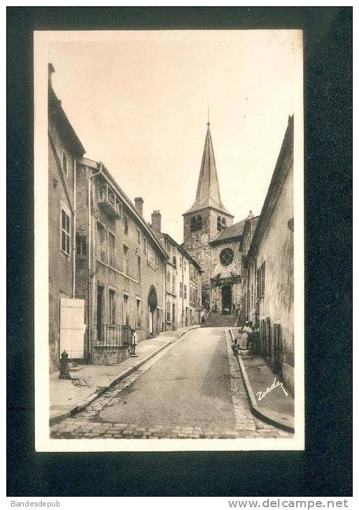 Foug (54) - Rue  De L' Eglise   (  Ed. Lang Cliché Roeder ) - Foug