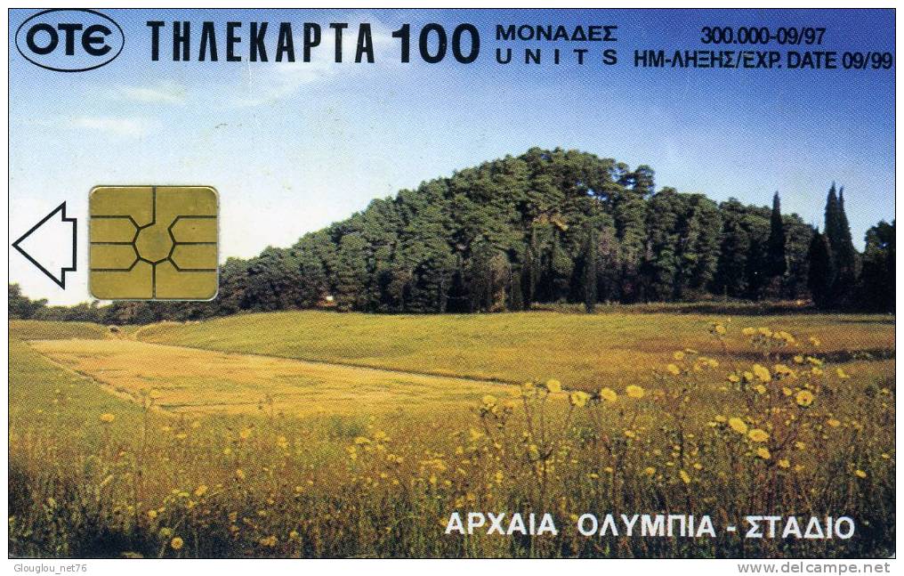 TELECARTE  DE GRECE TIRAGE 300 000 EX ...9/1997....VOIR SCANNER - Guam