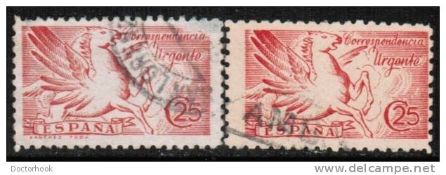 SPAIN   Scott #  E 19-20  F-VF USED - Correo Urgente