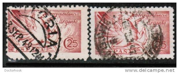 SPAIN   Scott #  E 19-20  F-VF USED - Special Delivery