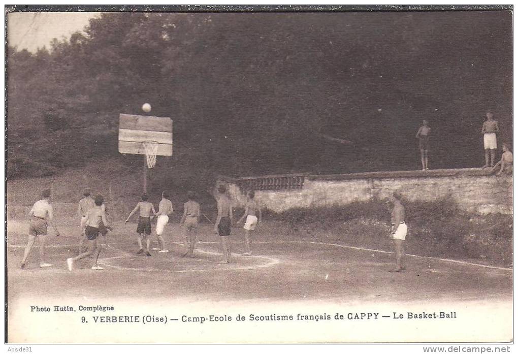 VERBERIE - Camp Ecole De Scoutisme Français De Cappy - Le Basket Ball - Baloncesto