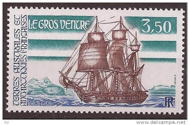 TAAF Y&T N°135 - 1988 - Neuf - Le" Gros Ventre" - Bateaux - Navire - Unused Stamps