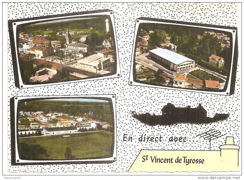 Landes :  SAINT  VINCENT De TYROSSE  : Vue  Hélicopter  Lapie - Saint Vincent De Tyrosse