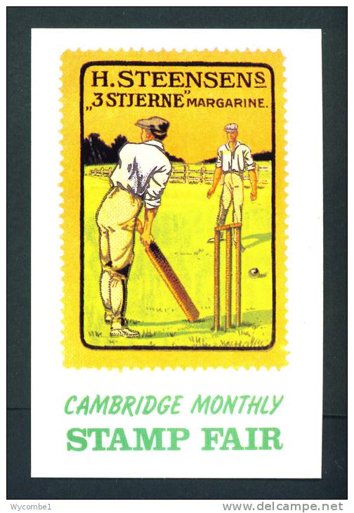 UK  -  Cambridge Monthly Stamp Fair/Advertisement Publicity Postcard  Unused As Scans - Sammlerbörsen & Sammlerausstellungen