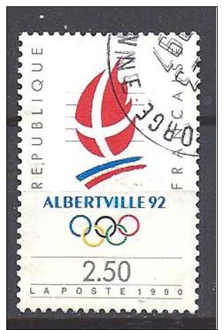 FRANCE 1990 N° 2632° /   Jeux Olympiques D´hiver Albertville´92 - Usati