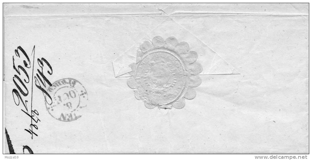 Austria 1843, Letter  Czaslau (Czech Lands) To Wien (?) With Arrival Postmark-stempel, Interesting - ...-1850 Vorphilatelie