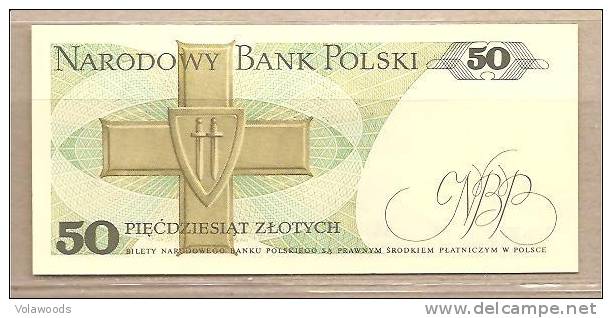 Polonia - Banconota Non Circolata FdS Da 50 Zloty P-142e.1 - 1988 #19 - Polonia