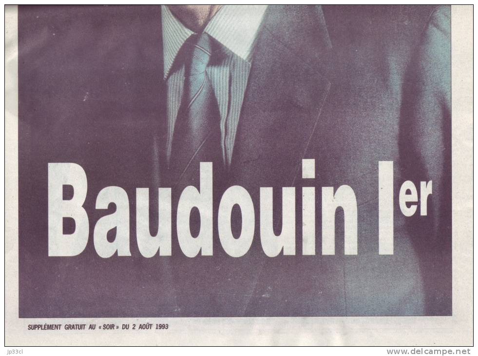 Le Roi Albert Succède à Baudouin - Numéro Spécial Du Journal LE SOIR (2/8/1993) Avec Album Souvenir De 32 Pages - 1950 - Nu
