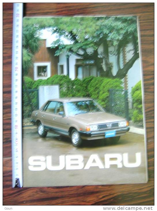 Publicité Voiture Oldtimer  Subaru 16 Pages Avec Données Techniques - Très Beau Document Commercial - Autres & Non Classés