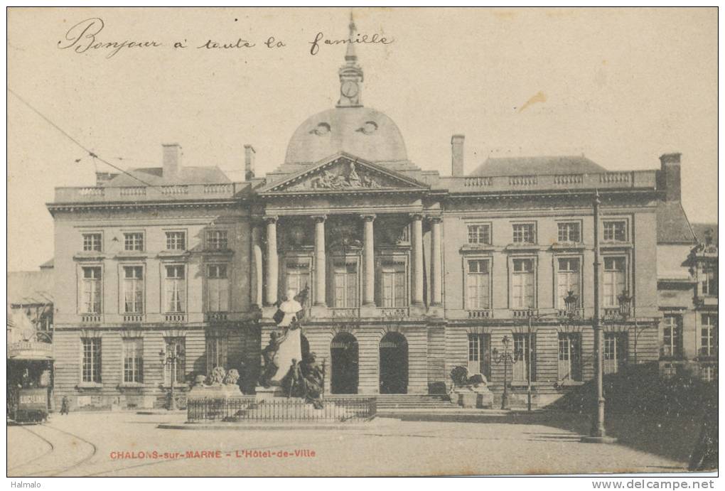 CHALONS-SUR-MARNE - L'Hôtel-de-Ville - Châtillon-sur-Marne