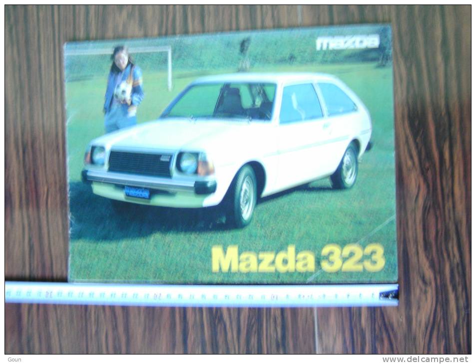 Pub Voiture Oldtimer Mazda 323 16 Pages Avec Données Techniques - Très Beau Document Commercial - Autres & Non Classés