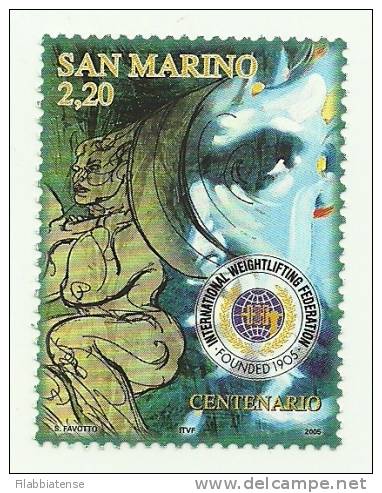 2005 - San Marino 2033 Federazione ---- - Pesistica