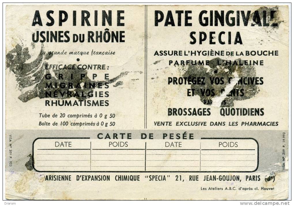 Les Corporations Publicite ASPIRINE PATE GINGIVALE Les épiciers - Health