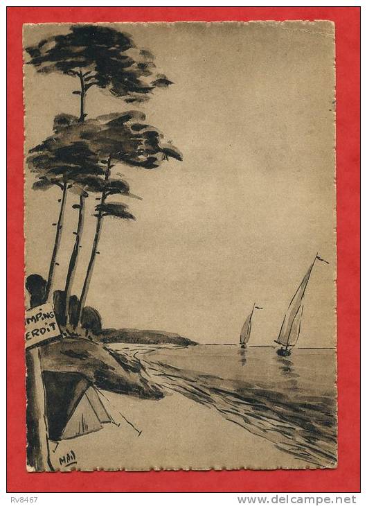 * Autour Du Bassin D´Arcachon : GUJAN MESTRAS(Carte Illustrée,voyagée) - Gujan-Mestras