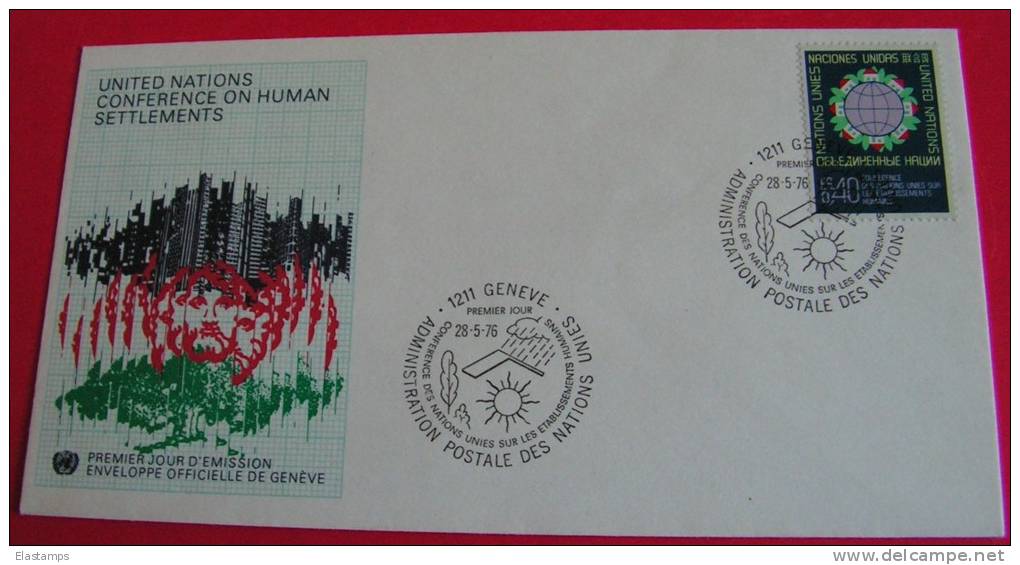 =UNO GENF FDC 1976 - FDC