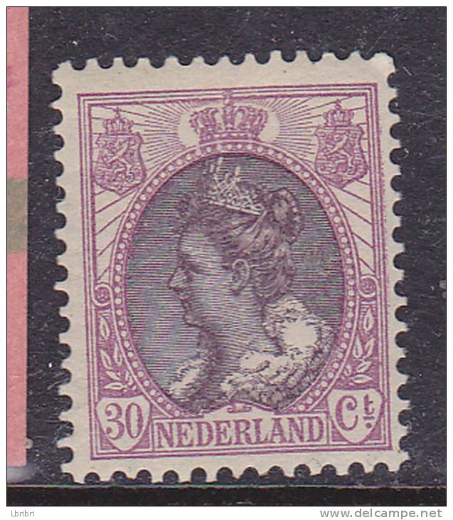 PAYS BAS N° 79 30C LILAS ET BRUN WILHELMINE NEUF SANS CHARNIERE - Neufs