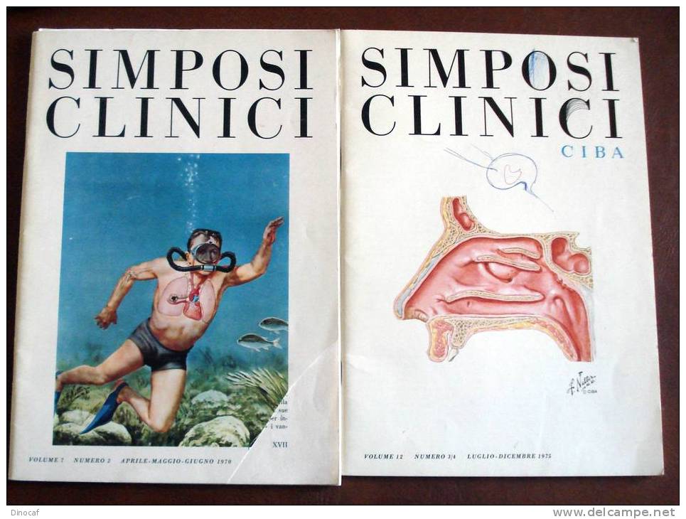 Simposi Clinici Ciba: Medicina Sportiva, La Faringe, Malattie Del Naso, Ricca Iconografia A Colori - A Identifier