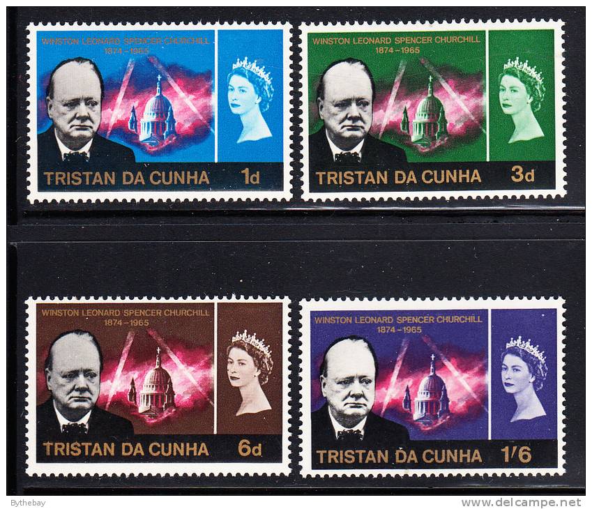 Tristan Da Cunha MNH Scott #89-#92 Sir Winston Churchill - Tristan Da Cunha