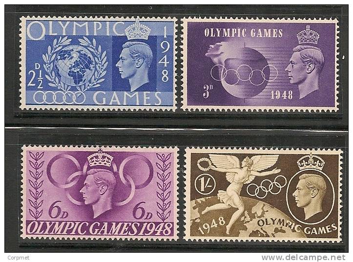 UK - GEORGE VI - 1948 - OLYMPIC GAMES  - SG # 495/8  - MINT NH - Unused Stamps
