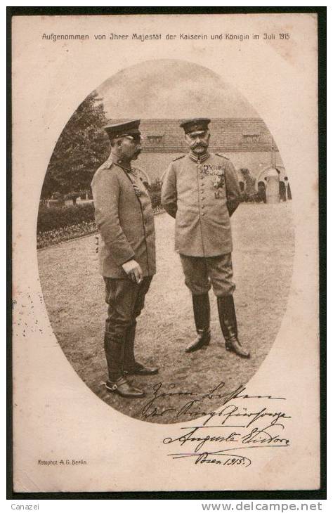 AK Posen: Aufnahme Der Kaiserin, Central-Komitee Vom Roten Kreuz, Gel 1916 - Posen