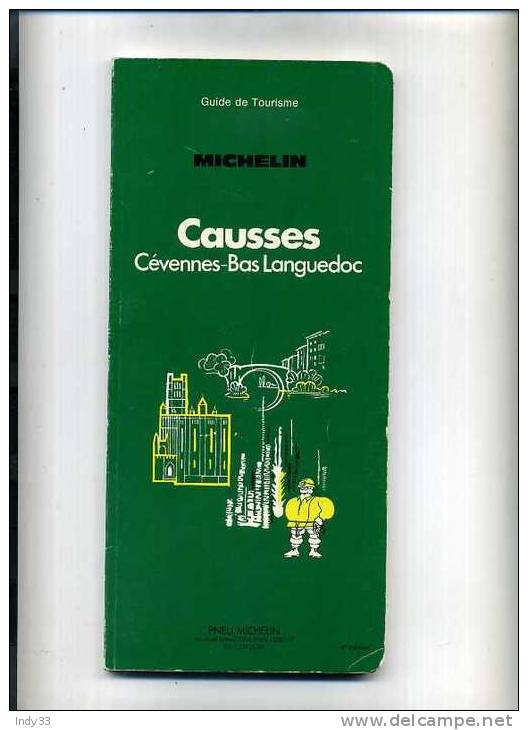 - GUIDE VERT MICHELIN . CAUSSES CEVENNES BAS LANGUEDOC 1982 - Michelin-Führer