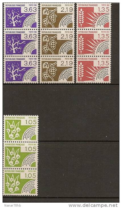 (d) Lot De 12 Timbres Les Quatres Saisons - Autres & Non Classés