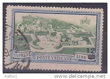 [21] VATICAN - Yvert - EXPRES N° 8 - OBLITERE - Eilsendung (Eilpost)