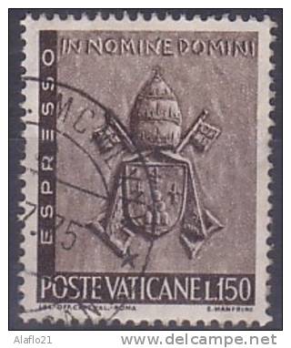 [21] VATICAN - Yvert - EXPRES N° 17 - OBLITERE - Priority Mail