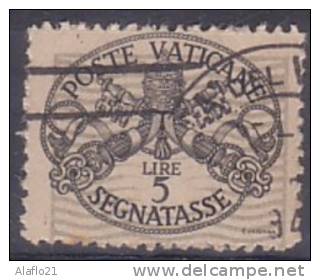 [21] VATICAN - Yvert - TAXE N° 7 - OBLITERE - Eilsendung (Eilpost)